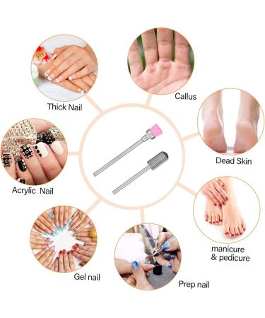 minkissy Drill nail polisher electric nail file nail drill heads pedicure drill bits ceramic nail bits nail drill bits manicure drill bits nail kits Tungsten steel head Nail - Buy Online on GoSupps.com