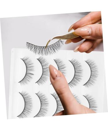 Beavorty 10 Pairs Short False Eyelashes Chemical Fiber Glue 3d Manual - Buy Online on GoSupps.com