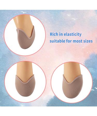Buy Ballet Pointe Shoe Socks Pads | Gel Toe Covers & Protectors | Knit Fabric Toe Caps for Women - Buy Online on GoSupps.com