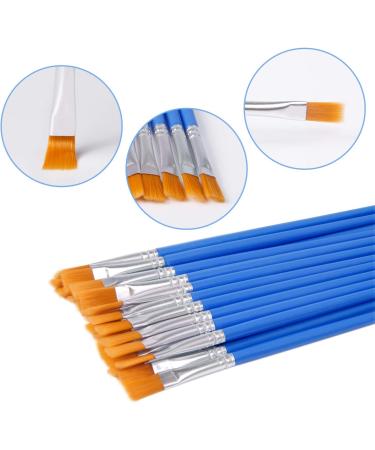 UPINS 30-Piece Small Flat Paint Brushes Bulk Set for Detail Painting - Buy Online on GoSupps.com