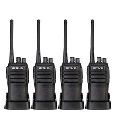 Case of 4,Retevis RT21 Walkie Talkies Adults Rechargeable, Two Way Radios Long Range,16 Channels VOX Hands Free Emergency 2-Way Radio for Family and Small Organization Business