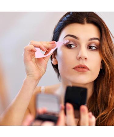Eyelash Applicator Tool 11cm x 4.5cm Eyelash Tool Mascara Shield Portable mascara applicator tool and Beauty Accessories For Women Girls Ladies Daily and Parties Pink - Buy Online on GoSupps.com
