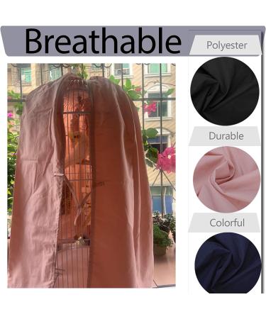 Bonaweite Birdcage Cover - Universal Blackout Parrot Cage Shade for Windproof, Light-Proof Sleep - Pink Night Accessories - Buy Online on GoSupps.com