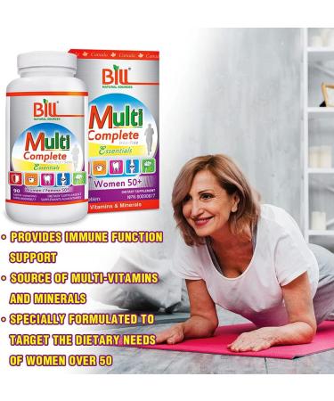 Bill Natural Sources Multi Complete Essentials For Women 50+ 90 count - Buy Online on GoSupps.com