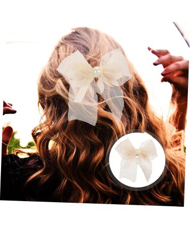 Didiseaon Bow Flower Mesh Lace Hairpin Hair Accessories Hair Accessories for Girls Tulle Hair Clip Girl Hair Accessories Girl Hair Bows Girls Bows Toddler Metal Vintage Headgear - Buy Online on GoSupps.com