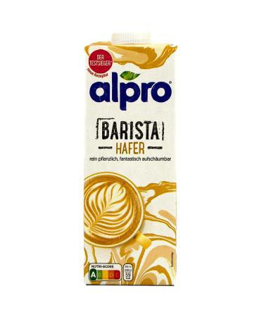 Alpro Oat Drink Barista 10 Pack - 100% Plant-Based Oat Milk for Coffee Shakes & Smoothies | 1L - Buy Online on GoSupps.com