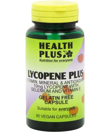 Health Plus Lycopene Plus 10mg Men's Health Supplement - 90 Gelatin Free Capsules - Buy Online on GoSupps.com
