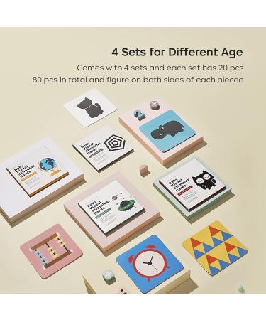 BC Babycare High Contrast Baby Flash Cards for Newborn, 80Pcs - Stimulating Infant Toys 0-6 Months - Buy Online on GoSupps.com
