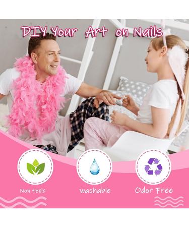 Urchabri Kids Nail Polish Set - Non Toxic, Fast Drying, Peel Off Nail Polish - Birthday Gift for Girls Ages 3+ | GS10-4 - Buy Online on GoSupps.com