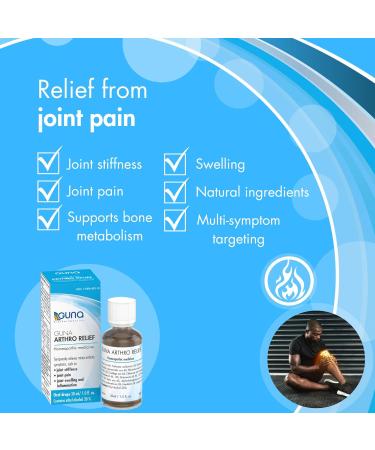 GUNA Arthro Relief - Natural Homeopathic Support for Joint Discomfort Swelling & Stiffness - Fast International Shipping - Buy Online on GoSupps.com