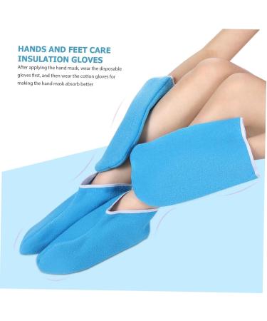 Healeved 2 Sets Wax Foot Cover Paraffin Accessories Mittens Paraffin Glove Paraffin Glove Paraffin Wax Covers Foot Spa Cover for Women Care Floor Mat Work - Buy Online on GoSupps.com