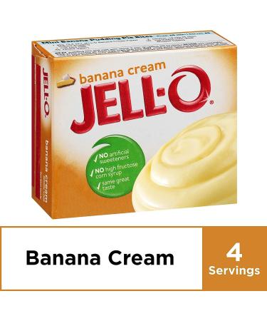 Jell-O Banana Cream Instant Pudding and Pie Filling 96 g | Pack of 8 - Buy Online on GoSupps.com
