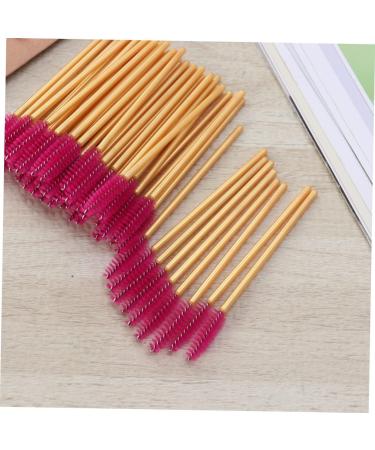 LALAFINA 100 Pcs Colored Mascara Eyelash Mascara Lash Applicator Makeup Eyelash Brush Stick Disposable 50 Pcsx2pcs Rosex2pcs - Buy Online on GoSupps.com