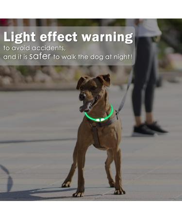 Coolzon LED Light Neck Band Collar - Waterproof 3-Color Adjustable for Cats & Dogs - Super Bright & Multi-Colored - Buy Online on GoSupps.com