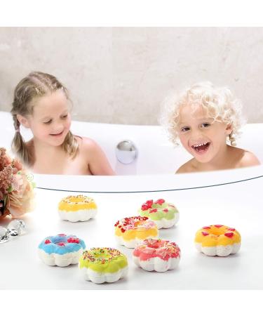 9-Piece Donut Bath Bomb Set with Essential Oils - Perfect for Dry Skin and Ultimate Spa Experience - Ideal for Birthdays, Anniversaries, Valentine's Day and More - Buy Online on GoSupps.com