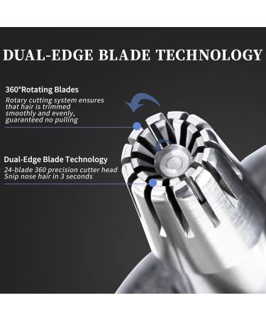 Manual Nose Hair Trimmer for Men & Women - Portable Waterproof Painless Ear & Nose Trimmer - No Battery Needed - Buy Online on GoSupps.com