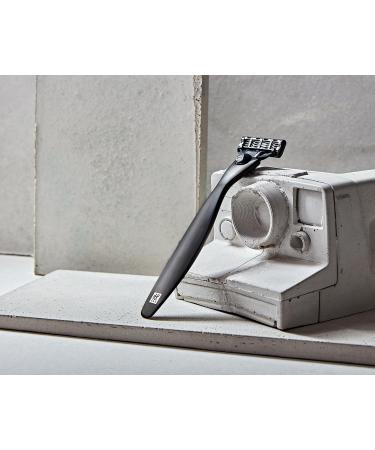 Twilding Men's Razor - Premium Stainless Steel for Perfect Wet Shave with Mach3 Blade - Black - 1 Pack - Buy Online on GoSupps.com