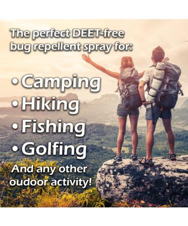 No Natz Botanical Bug Repellant - DEET-Free, Hypoallergenic Formula for Gnats, Mosquitoes, and Flies (4 fl. oz) - Buy Online on GoSupps.com