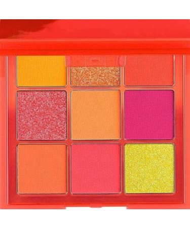 Jojomis 9 Colors Eyeshadow Palette Soft Professional Highly Pigmented Blendable Bright Compact Matte Shimmer Metallic Eye Makeup for Women Ladies Cosmetics - Buy Online on GoSupps.com