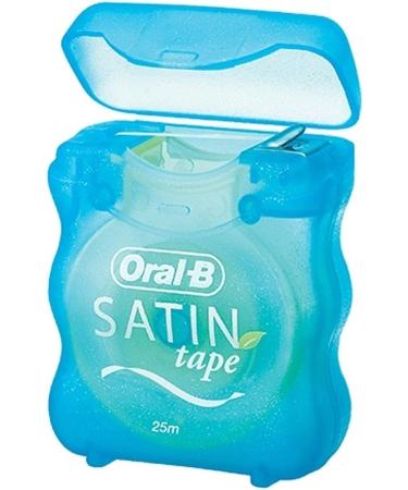 Oral-B Satin Tape Mint Dental Floss 25m - Pack of 12 Units - Buy Online on GoSupps.com