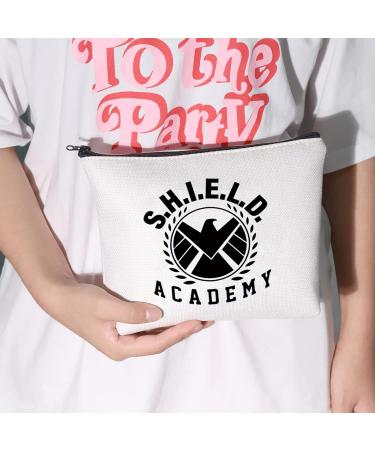 Levlo Agent Shield TV Show Cosmetic Bag | Shield Academy Make-Up Zip Pocket | Perfect Gift for Shield Fans & Girls - Buy Online on GoSupps.com
