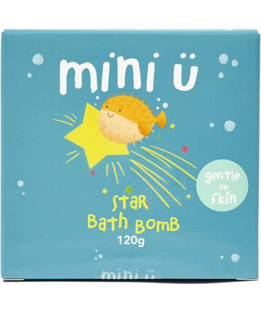 Mini U Star Fizzing Bath Bomb - Moisturising Shea Butter -Bathtime Fun Bath Toys - Vegan Cruelty Free - *Award Winning* - Perfect Childrens Gift Kiwi 120 g (Pack of 1) - Buy Online on GoSupps.com