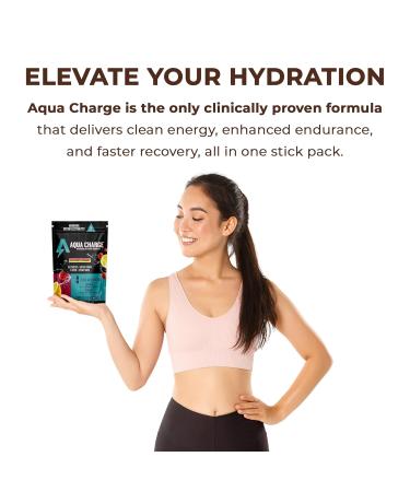 Grab The Gold Aqua Charge Electrolytes Drink Mix | Naturally Flavored Sugar-Free Hydration Drinks with B Vitamins | Vegan Gluten-Free Non-GMO | Tropical Twist - 16 Packs - Buy Online on GoSupps.com