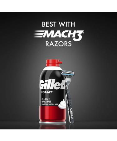 Buy Gillette Comfort Glide Foamy Regular Shave Foam for Men - 11 Ounce | Smooth Shaving Experience | International Shipping Available - Buy Online on GoSupps.com