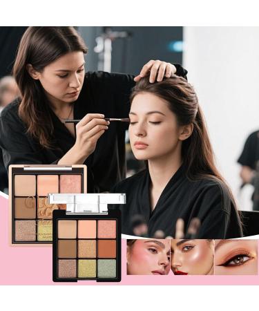 Eyeshadow and Blush Palette | Makeup Eyeshadow Palette Blush Highlighter Long-Lasting Make-up Matte and Shiny Effect for Scenes Outings Parties Photos Eye and Face Beauty - Buy Online on GoSupps.com