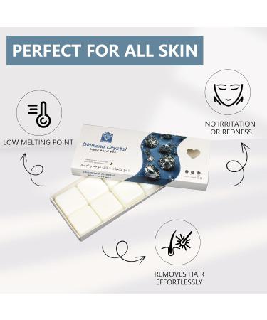 EarayWax Hard Wax 1lb Wax Blocks for Hair Removal Sensitive Skin Perfect for Full Body Facial Brazilian Bikini and Legs at Home Wax Refill for Women Men White - Buy Online on GoSupps.com