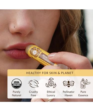 Moon Valley Organics Beeswax Lip Balm for Moisturizing Lips and Cuticles (SWEET HONEY 1-Pack) - Buy Online on GoSupps.com