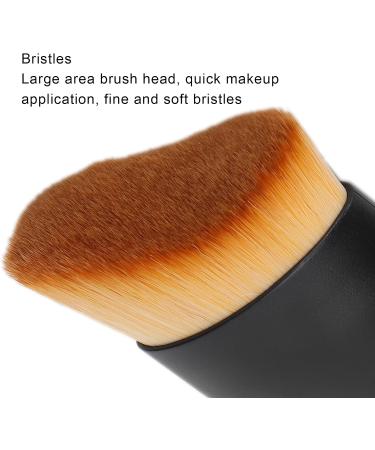 Makeup Foundation Brush Ergonomic Professional Portable Foundation Brush Comfortable Curved Design for Liquid Cream for Liquid Foundation(brown blue) - Buy Online on GoSupps.com