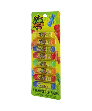 Taste Beauty Sour Patch Kids Lip Balm 8 Pack - 8 Piece Set - Buy Online on GoSupps.com