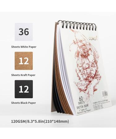 Corot 80pcs Drawing Kit with 3-Color Sketch Book - Painting Set for Kids, Beginners, and Artists - Buy Online on GoSupps.com