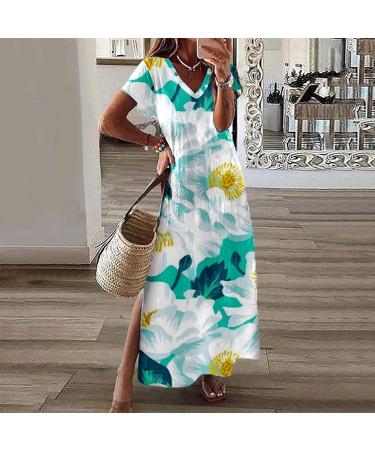 Rytejfes Women's Colorful Long Sleeve Beach Dress - XXL Sexy Summer Maxi & Midi Boho Blouse for Big Sizes - Buy Online on GoSupps.com