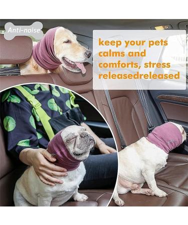 3 Pcs Calming Dog Ear Muffs for Anxiety Relief - Noise Protection & Warmth for Dogs & Cats - Buy Online on GoSupps.com