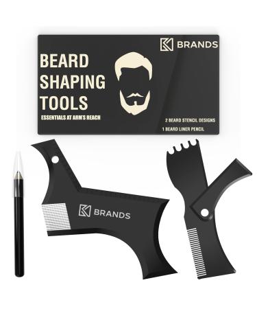 K-Brands Beard Shaper Tool Kit for Beard Shaping & Styling  Premium Beard Lineup and Guide Tool for Men Perfect for Styling and Edging  Comes with Beard Pencil