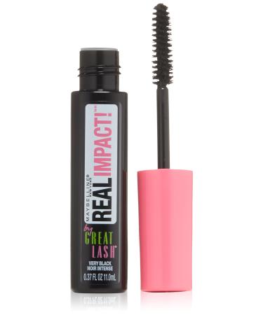 Maybelline New York Great Lash Real Impact Washable Mascara Very Black 0.37 Fluid Ounce - Buy Online on GoSupps.com