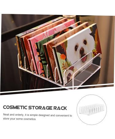 Alipis 2pcs Partition Storage Display Rack Multifunctional Storage Box Makeup Eyeshadow Makeup Lipstick Plastic Purse Organizer Eye Shadow Rack Makeup Organizer Stand Eyeshadow Box Shelf - Buy Online on GoSupps.com