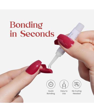 Beetles Nail Glue for Acrylic, Press On Nails - 40pcs, Super Strong & Quick Dry - Buy Online on GoSupps.com