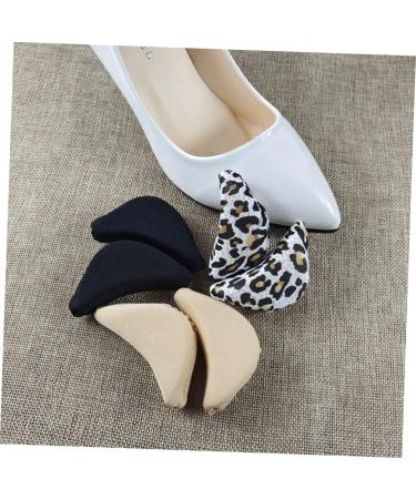 6 Pairs Sponge Toe Plug Inserts - Shoe Fillers for Loose Shoes - Leopard Print Half Pad for Perfect Fit - Buy Online on GoSupps.com