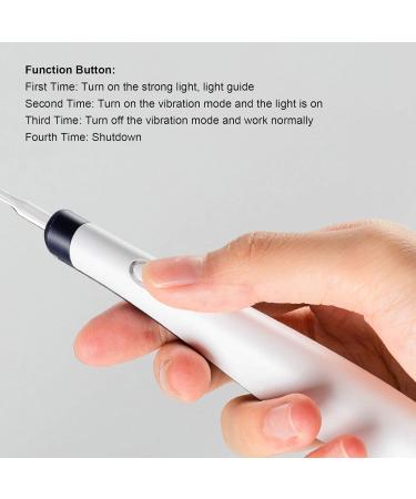 Earwax Cleaner Electric Ear Spoon Base Design Comfortable Convenient for Scoop Out Dirt General population Kids Clean ears - Buy Online on GoSupps.com