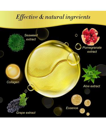 AIQIUSHA 30 Pairs Under Eye Treatment Masks Natural Gel Patch Lighten Dark Circles Collagen Eye Care Mask for Anti-Wrinkle Eye Bags Skin Care Moisturizing Soothing Firming - Buy Online on GoSupps.com