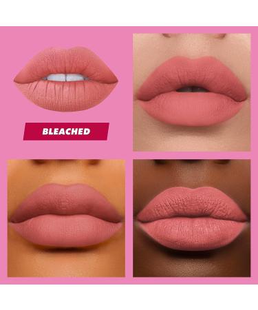 Lime Crime Velvetines Liquid Matte Lipstick in Bleached - Peachy Nude, Long-Lasting & Paraben-Free - Buy Online on GoSupps.com