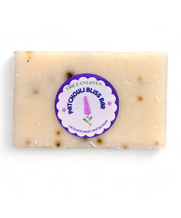 Patchouli Bliss Bar 4.8 oz Cold Process Soap Bar for Men Women and Children Handmade in the USA (1)
