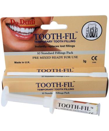 Dr Denti 3g Tooth-Fill Temporary Tooth Filling - Instant Relief for Dental Pain - Buy Online on GoSupps.com