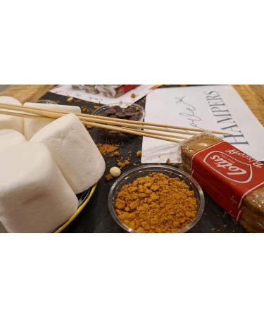 Lotus Biscoff Smores Kit for 4 | Valentines | Marshmallow Toasting | Camping/Halloween/Kids Gifts | Movie Night - Buy Online on GoSupps.com