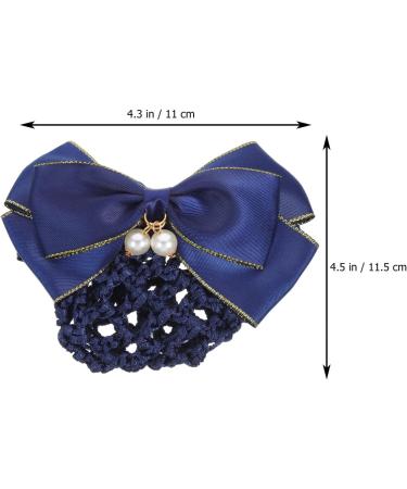 LALAFINA Hairpin Bowknot Hair Accessory Bow Bun Hair Net Barrette Bun Cover Hairnet Bun Cover Bow Bun Hair Cover Bowknot Hair Tie Hair Nets for Women Hair Set Bow Tie Fabric - Buy Online on GoSupps.com