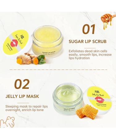 ANAIRUI Lip Therapy Set - Turmeric Honey Lip Care Kit for Fuller, Softer Lips - Buy Online on GoSupps.com