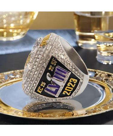 MCBEAN 58th Super Bowl Championship Ring Replica - 2023 KC NFL Souvenir for Men & Women | Perfect for Rugby Lovers & Alumni - Buy Online on GoSupps.com